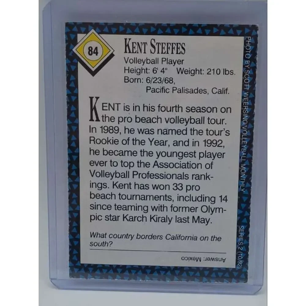 1992 Sports Illustrated for Kids #84 Kent Steffes Card